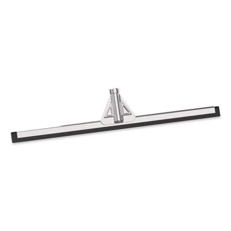 Double Neoprene Foam Floor Squeegee with 72" Aluminum Telescopic Handle, 30" Wide Blade
