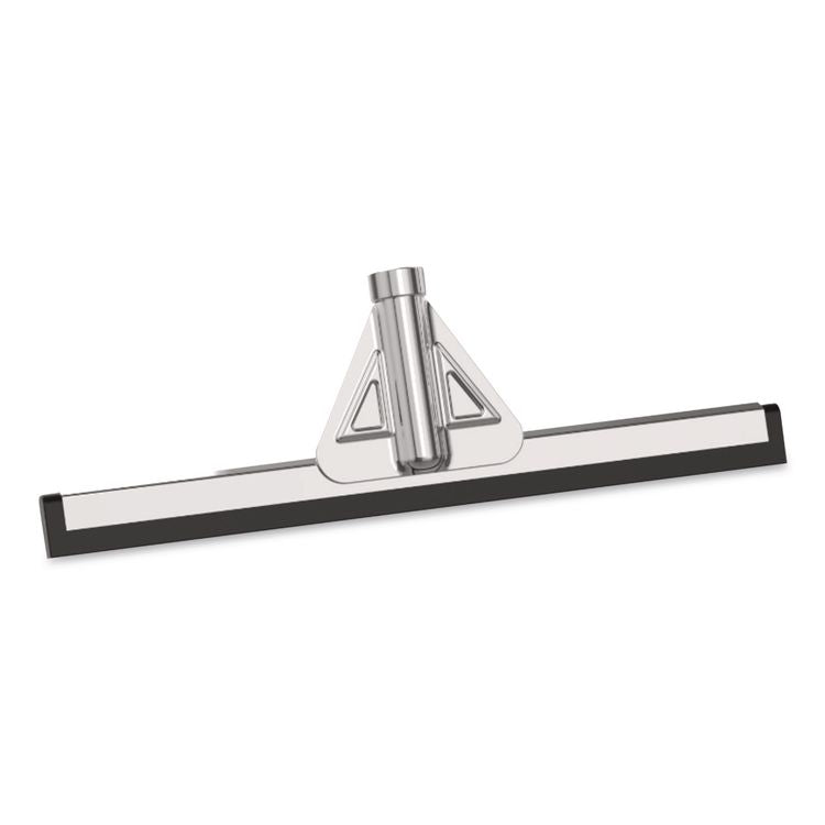 Double Neoprene Foam Floor Squeegee with 72" Aluminum Telescopic Handle, 22" Wide Blade