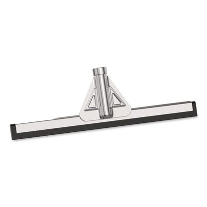 Double Neoprene Foam Floor Squeegee with 72" Aluminum Telescopic Handle, 22" Wide Blade
