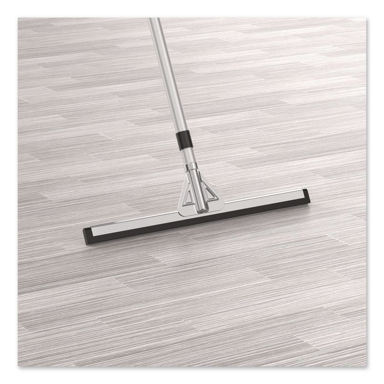Double Neoprene Foam Floor Squeegee with 72" Aluminum Telescopic Handle, 22" Wide Blade