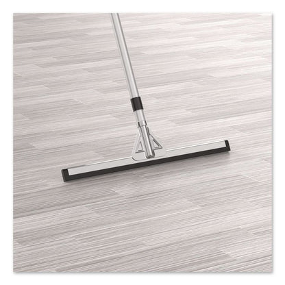 Double Neoprene Foam Floor Squeegee with 72" Aluminum Telescopic Handle, 22" Wide Blade