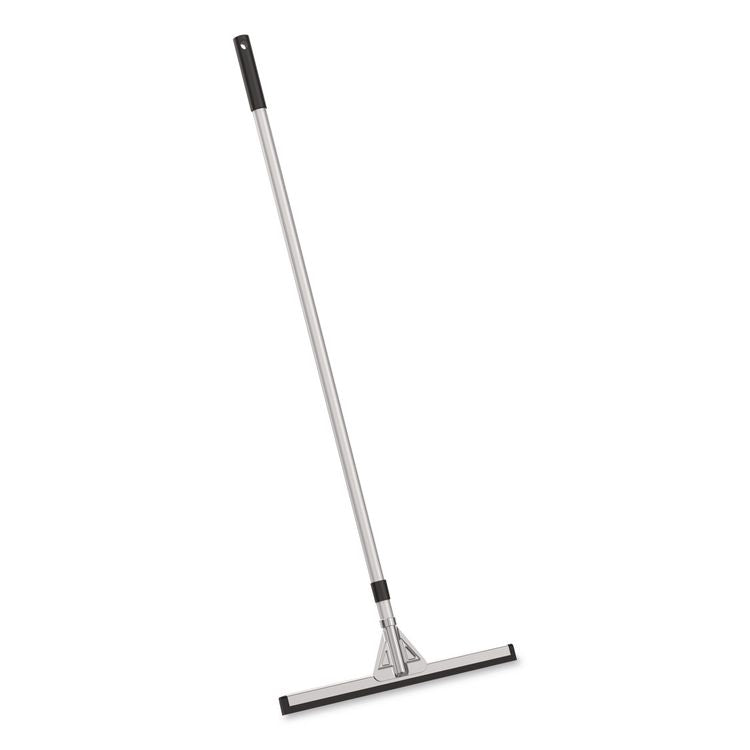 Double Neoprene Foam Floor Squeegee with 72" Aluminum Telescopic Handle, 18" Wide Blade, 4/Kit