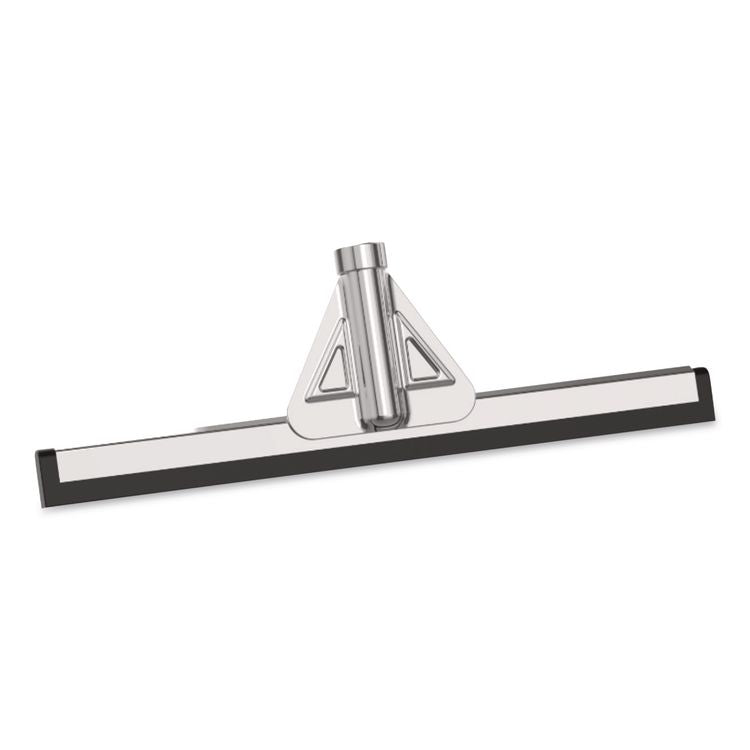 Double Neoprene Foam Floor Squeegee with 72" Aluminum Telescopic Handle, 18" Wide Blade, 4/Kit
