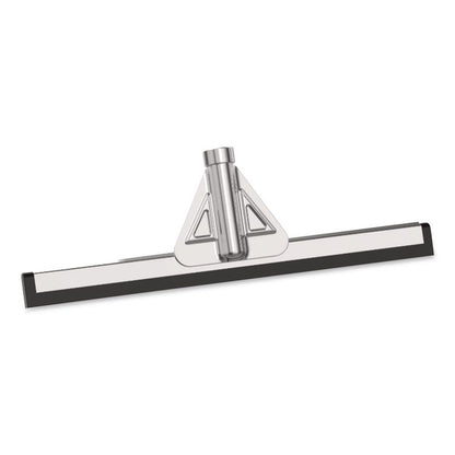 Double Neoprene Foam Floor Squeegee with 72" Aluminum Telescopic Handle, 18" Wide Blade, 4/Kit