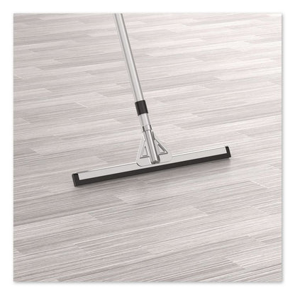 Double Neoprene Foam Floor Squeegee with 72" Aluminum Telescopic Handle, 18" Wide Blade, 4/Kit