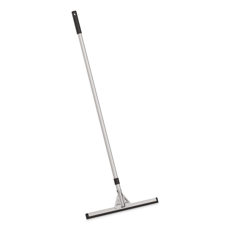 Double Neoprene Foam Floor Squeegee with 72" Aluminum Telescopic Handle, 18" Wide Blade