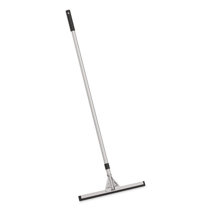 Double Neoprene Foam Floor Squeegee with 72" Aluminum Telescopic Handle, 18" Wide Blade