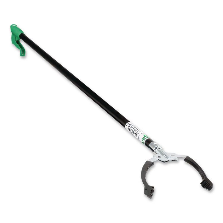 Nifty Nabber Extension Arm with Claw, 4.25 ft, Black/Green