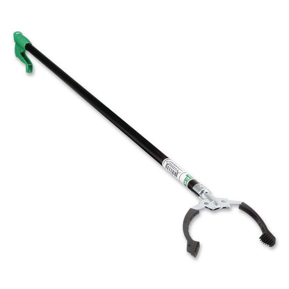 Nifty Nabber Extension Arm with Claw, 4.25 ft, Black/Green