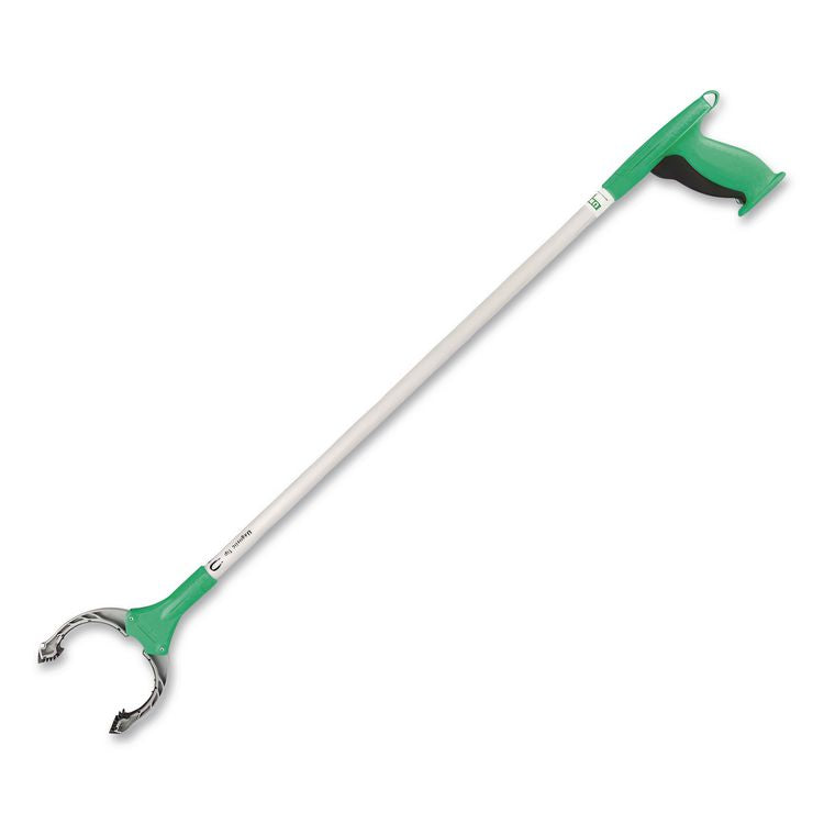 Nifty Nabber Trigger-Grip Extension Arm, 2.6 ft, Aluminum/Green