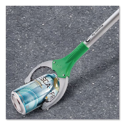 Nifty Nabber Trigger-Grip Extension Arm, 2.6 ft, Aluminum/Green