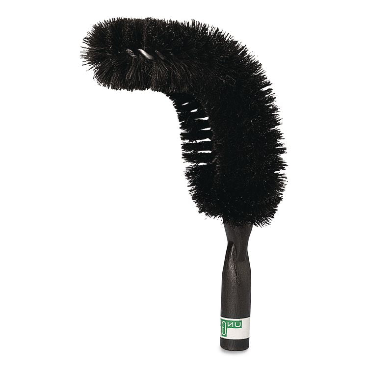 StarDuster Pipe Brush, Green Polypropylene Bristles, 7.5" Brush, 6" Black Plastic Handle