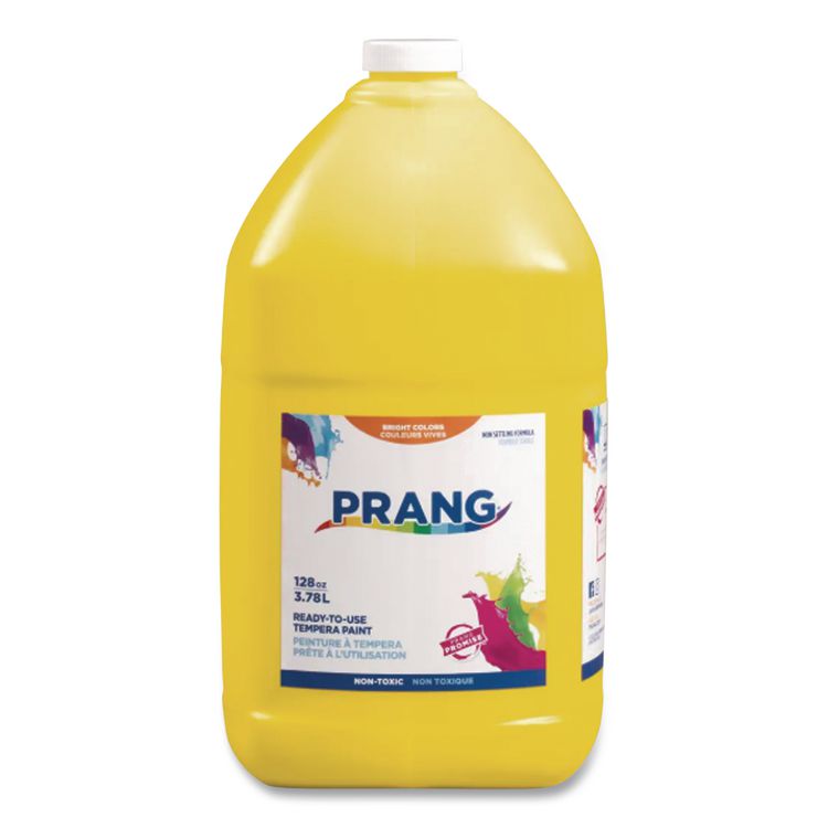 Ready-to-Use Tempera Paint, Yellow, 1 gal Bottle