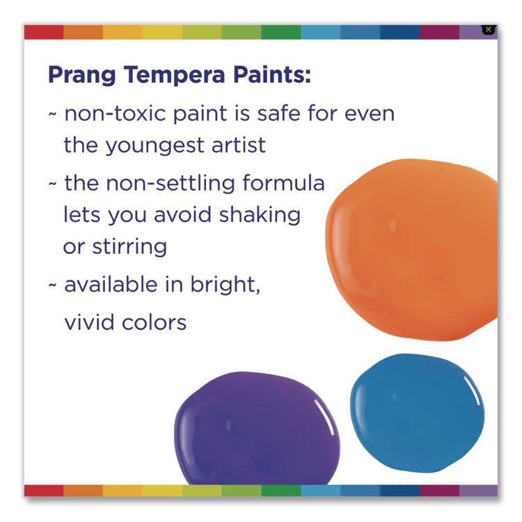 Ready-to-Use Tempera Paint, Yellow, 1 gal Bottle