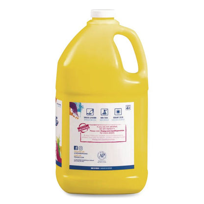 Ready-to-Use Tempera Paint, Yellow, 1 gal Bottle