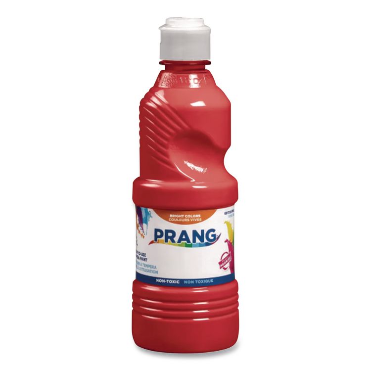 Ready-to-Use Tempera Paint, Red, 16 oz Dispenser-Cap Bottle
