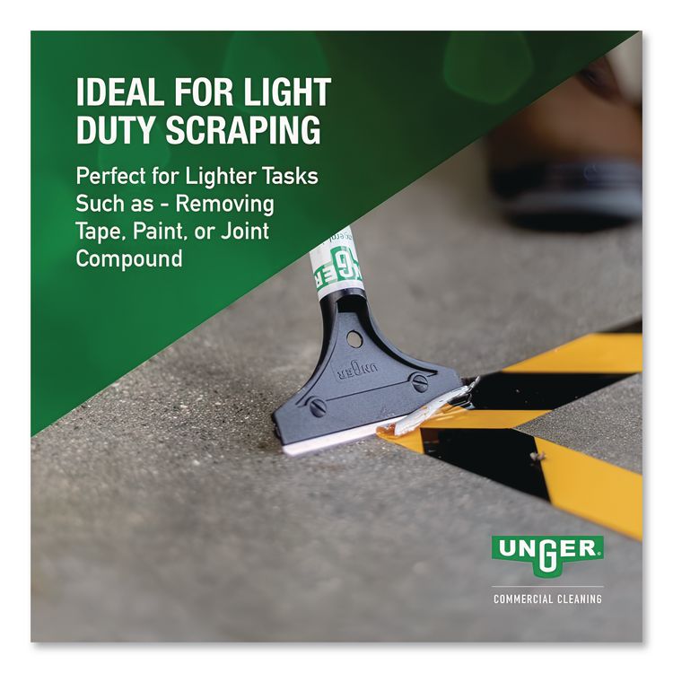 Light-Duty Scraper with 48" Handle, 4" Blade
