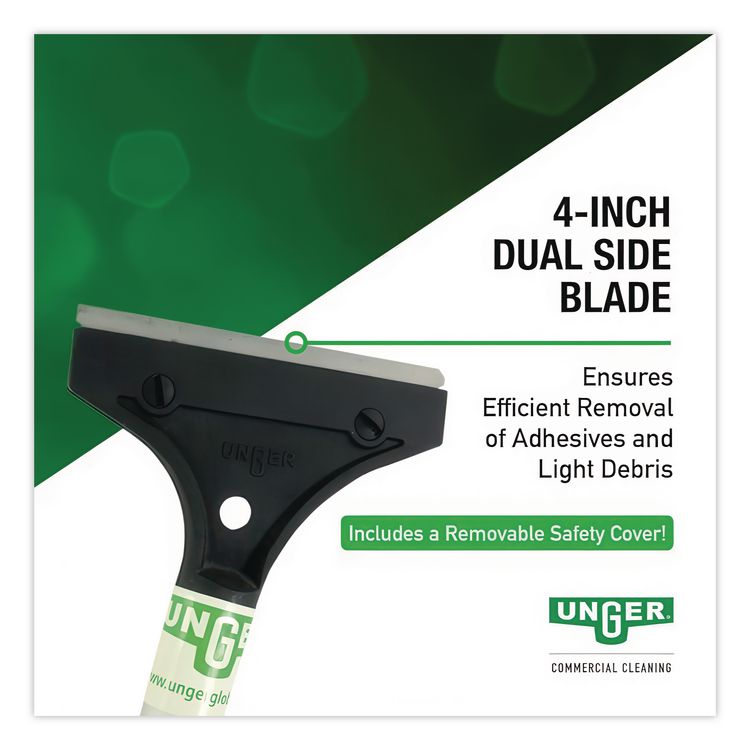 Light-Duty Scraper with 48" Handle, 4" Blade