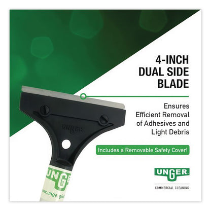 Light-Duty Scraper with 48" Handle, 4" Blade