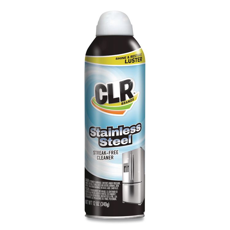 Stainless Steel Cleaner, 12 oz Can, 6/Carton