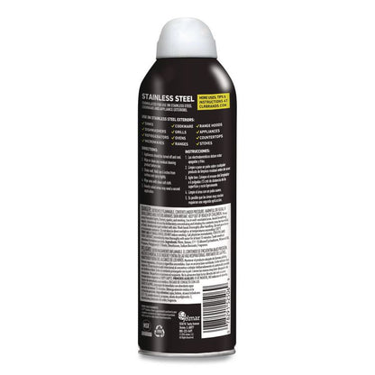 Stainless Steel Cleaner, 12 oz Can, 6/Carton
