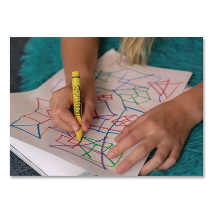 Crayons Made with Soy Classpack, Regular Size, 0.37" x 3.7", 8 Assorted Colors, 800/Carton