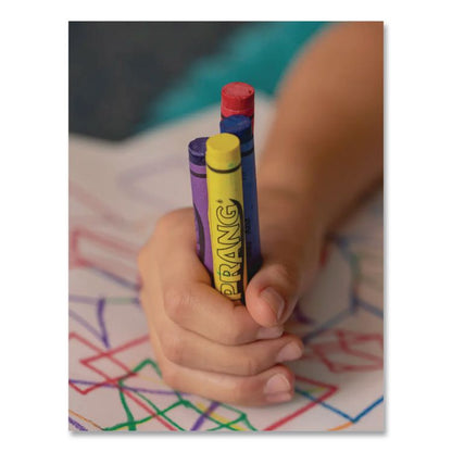 Crayons Made with Soy Classpack, Regular Size, 0.37" x 3.7", 8 Assorted Colors, 800/Carton