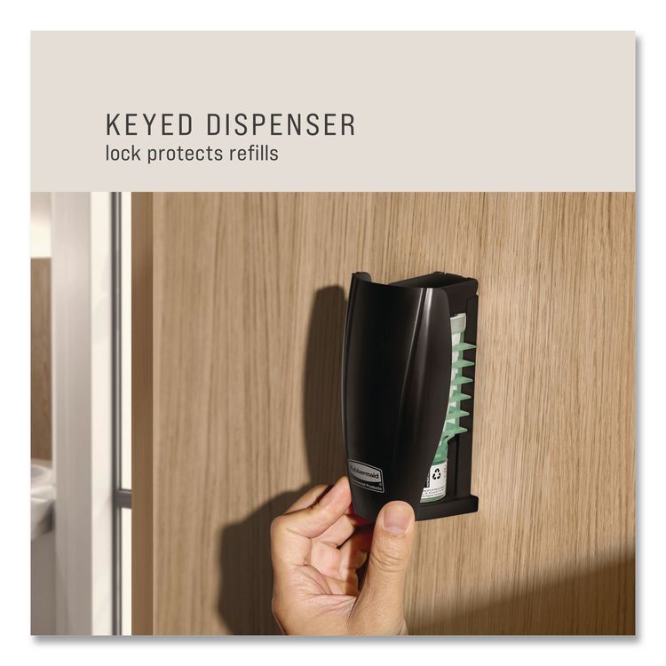 Passive Air Care Dispenser, 2.9 x 2.8 x 5.41, Black