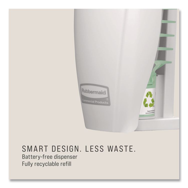 Passive Air Care Dispenser, 2.9 x 2.8 x 5.41, White
