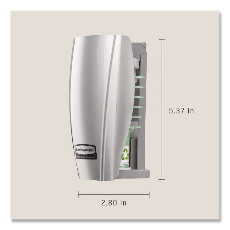 Passive Air Care Dispenser, 2.94 x 2.84 x 5.41, Chrome