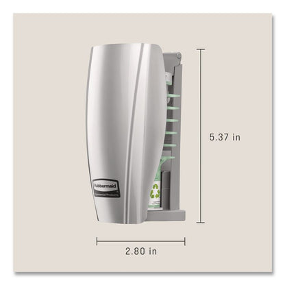 Passive Air Care Dispenser, 2.94 x 2.84 x 5.41, Chrome