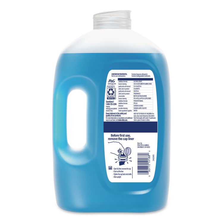 Ultra Liquid Dish Detergent, Easy Refill Jug, Original Scent, 67 oz, 6/Carton