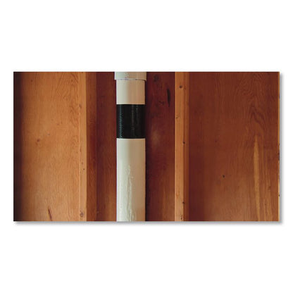 Flex Tape Strong Rubberized Waterproof Tape, 4" Core, 39 mils Thick, 4" x 3", Black, 24/Carton