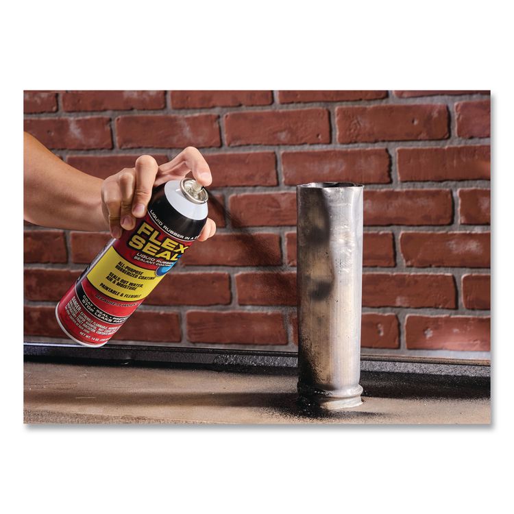 Flex Seal Liquid Rubber Sealant Coating Aerosol, 14 oz Aerosol Can, Dries Blue, 6/Carton