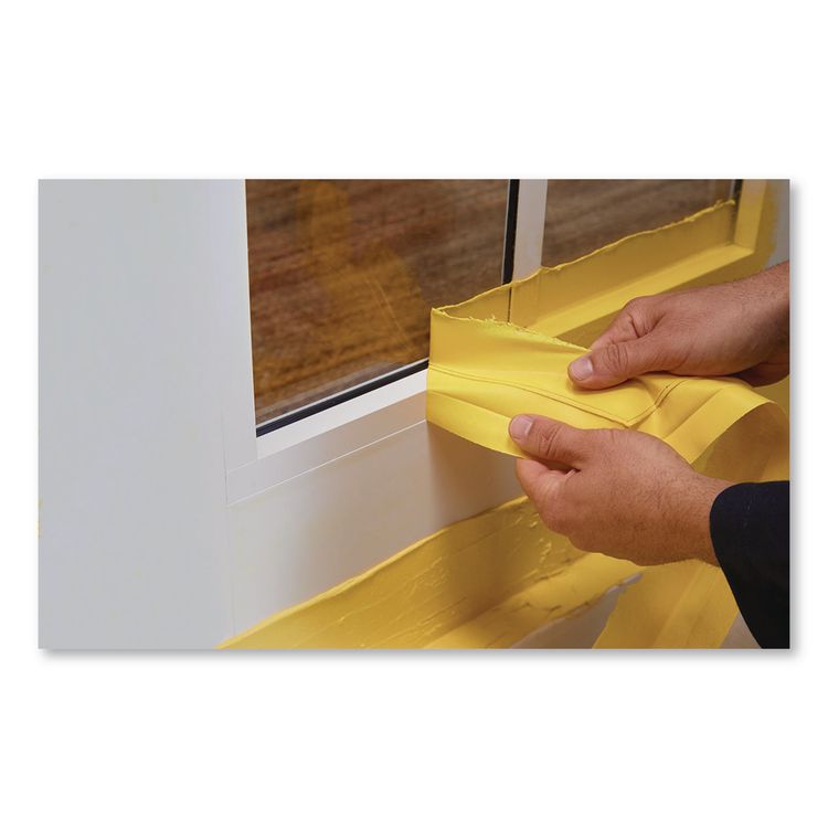 Flex Paste Flood Protection Paste, (3) 8.7 oz Sleeves with Tray/Pack, Dries Yellow, 3 Packs/Carton