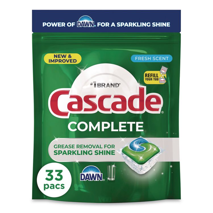 Complete ActionPacs, Fresh Scent, 17.6 oz Bag, 33 Pacs/Bag, 4 Bags/Carton