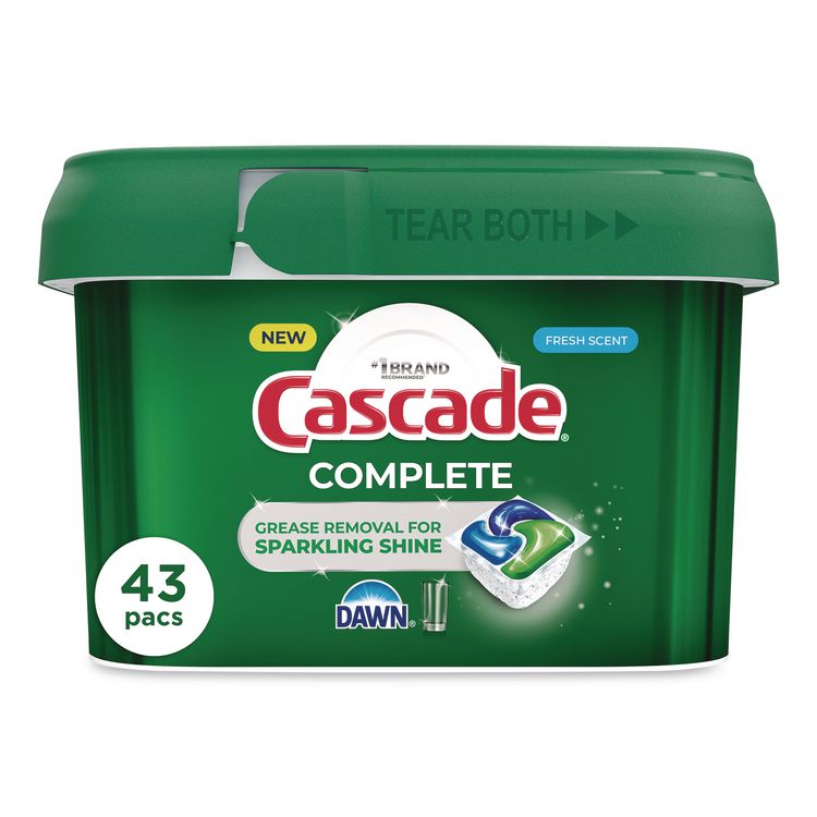 ActionPacs, Fresh Scent, 20 oz Tub, 43/Tub, 6 Tubs/Carton