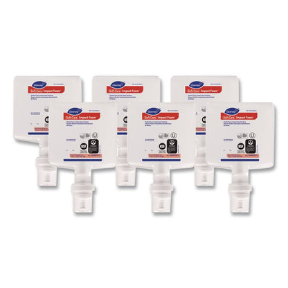 Soft Care Impact Foam Hand Sanitizer for IntelliCare Dispensers, 1,200 mL Cartridge, Alcohol Scent, 6/Carton
