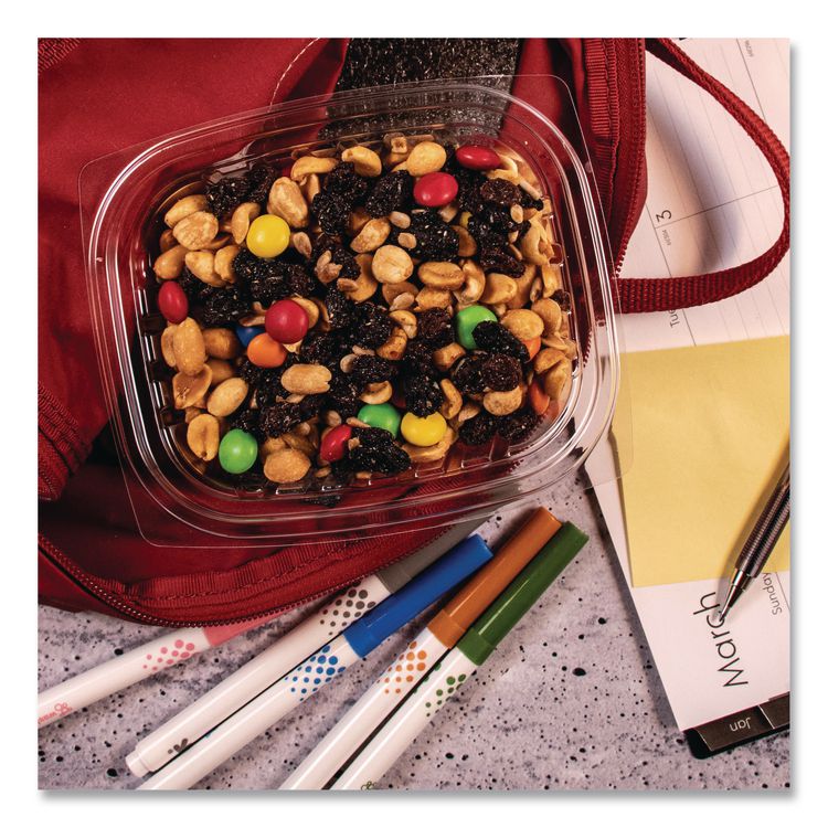 ClearPac Containers, 16 oz, 4.9 x 5.9 x 2.9, Clear, Plastic, 1,008/Carton