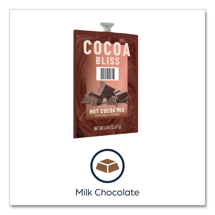 Cocoa Bliss Hot Chocolate Mix, Chocolate, 72/Carton