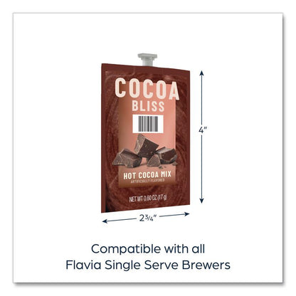 Cocoa Bliss Hot Chocolate Mix, Chocolate, 72/Carton