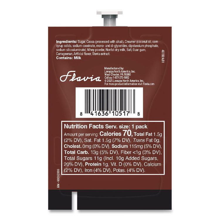 Cocoa Bliss Hot Chocolate Mix, Chocolate, 72/Carton