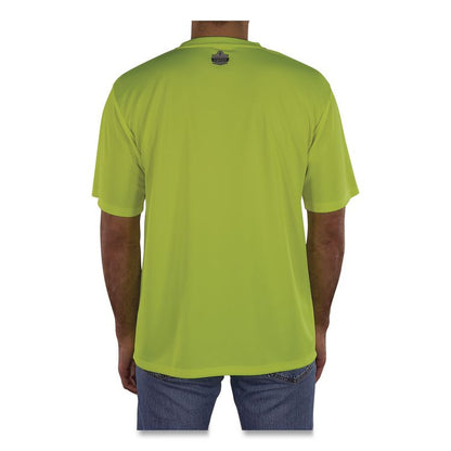 GloWear 8092 Non-Certified Essential Hi-Vis T-Shirt, X-Small, Lime