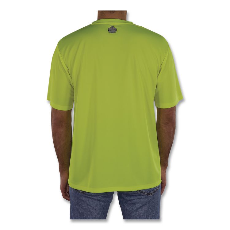 GloWear 8092 Non-Certified Essential Hi-Vis T-Shirt, Medium, Lime