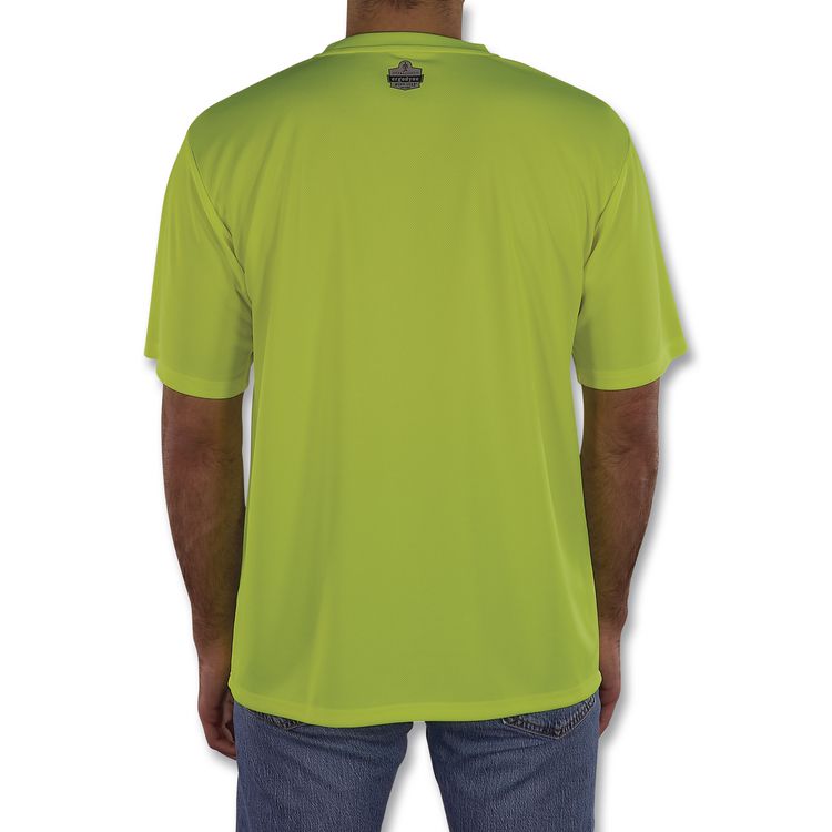 GloWear 8092 Non-Certified Essential Hi-Vis T-Shirt, X-Large, Lime