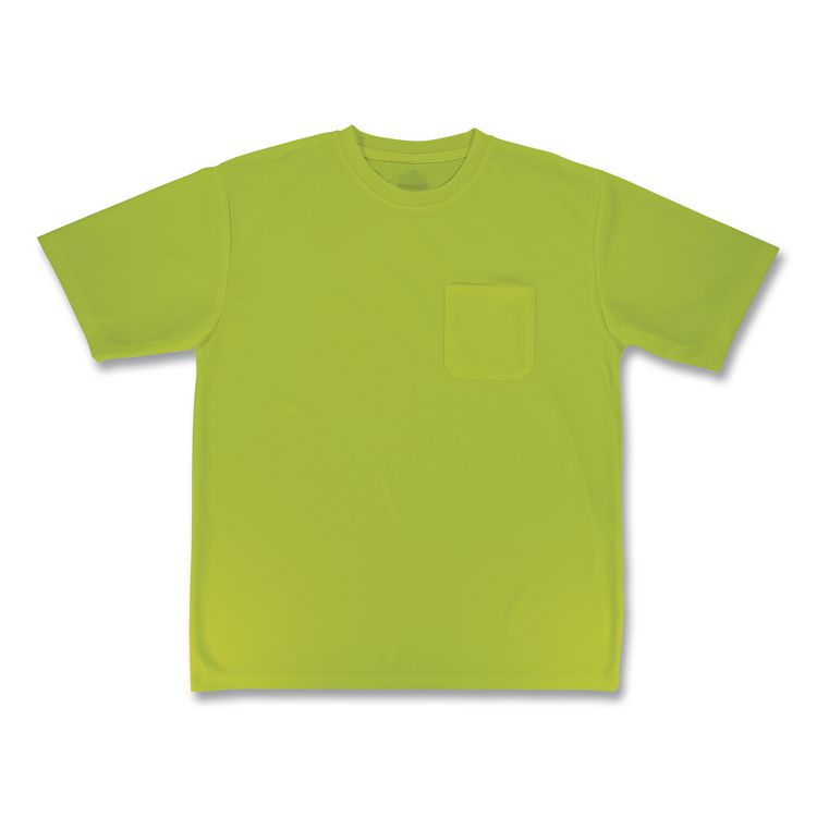 GloWear 8092 Non-Certified Essential Hi-Vis T-Shirt, X-Large, Lime