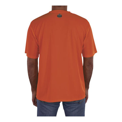 GloWear 8092 Non-Certified Essential Hi-Vis T-Shirt, Large, Orange