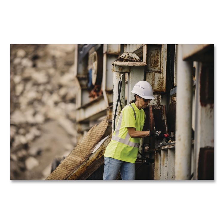 GloWear 8282 Class 2 Essential Hi-Vis T-Shirt, X-Small, Lime