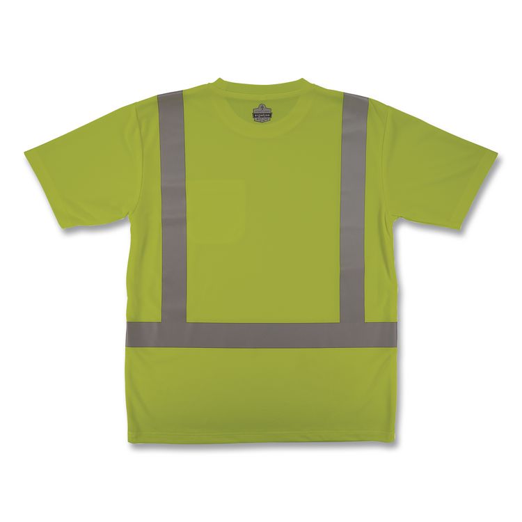 GloWear 8282 Class 2 Essential Hi-Vis T-Shirt, 4X-Large, Lime