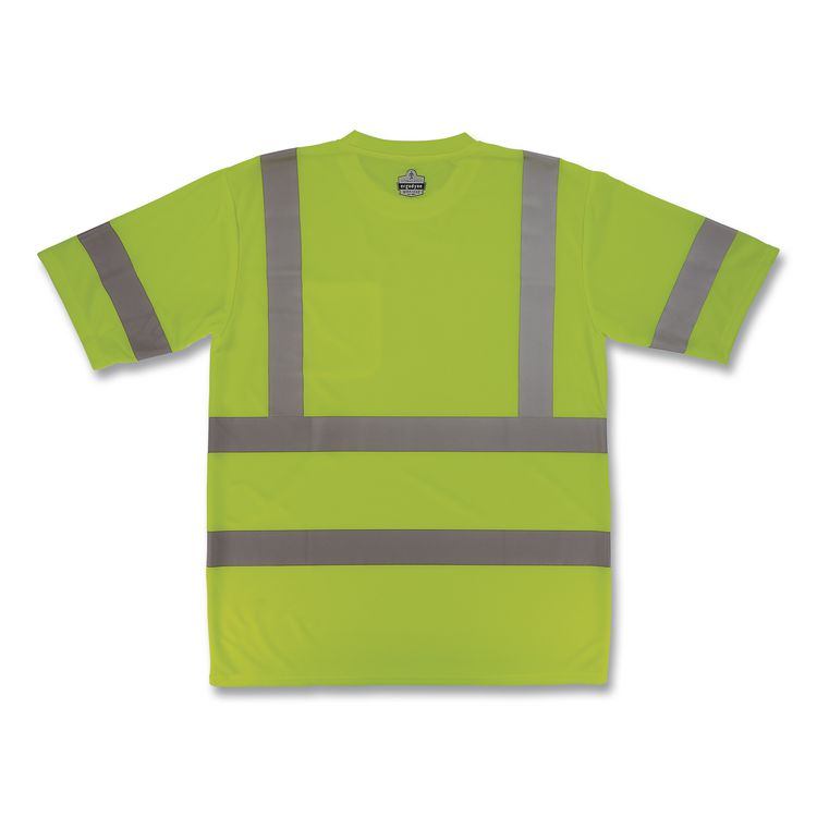 GloWear 8367 Class 3 Essential Hi-Vis T-Shirt, X-Large, Lime